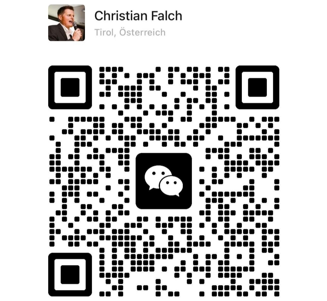 WeChat QR Code of Christian Falch